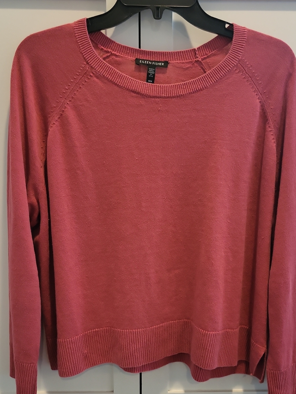 Eileen Fisher Rose Crewneck Linen-cotton Sweater F23
